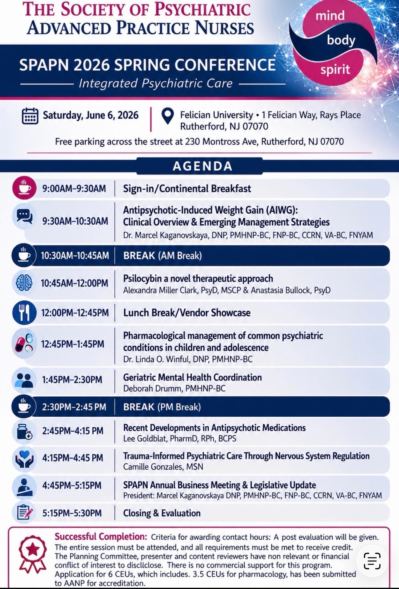 SPAPN 2026 Spring Conference Save the Date